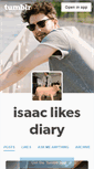 Mobile Screenshot of isaaclikesdiary.com